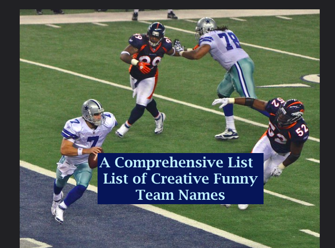 A Comprehensive List of Creative, Funny, and Ingenious Team Names