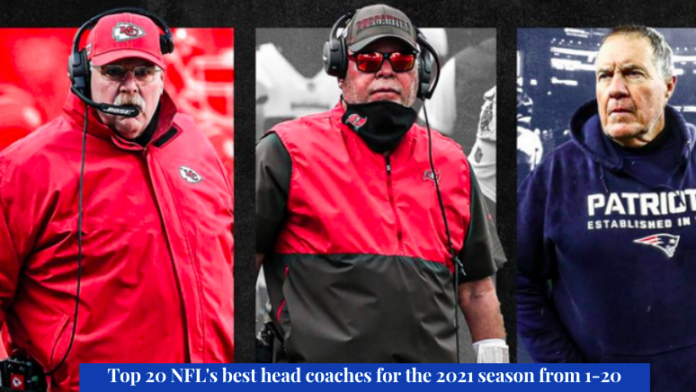 Top 20 NFL's best head coaches for the 2021 season from 1-20