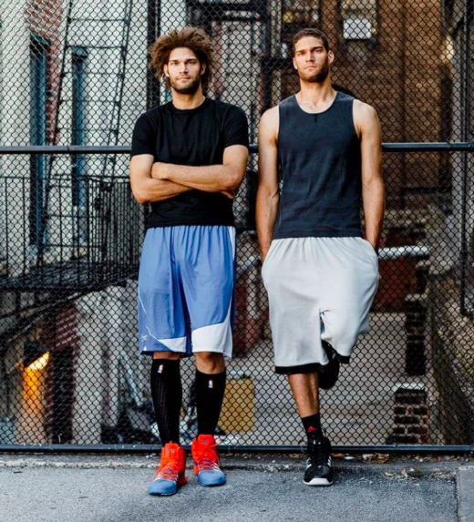 ROBIN AND BROOK LOPEZ -  shoe size 