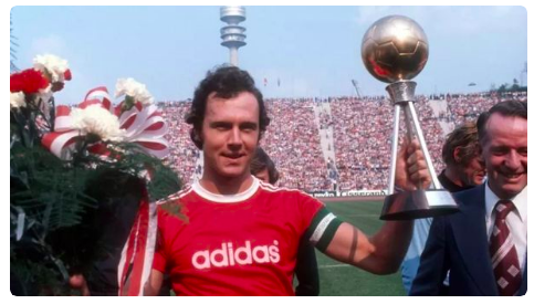 Franz Beckenbauer was a German footballer who played for Bayern Munich (Germany)